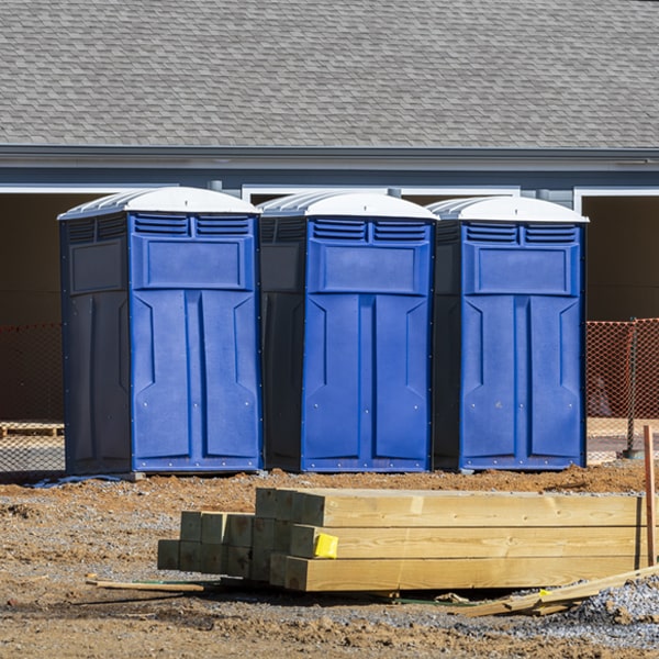 how do you dispose of waste after the portable restrooms have been emptied in Byersville